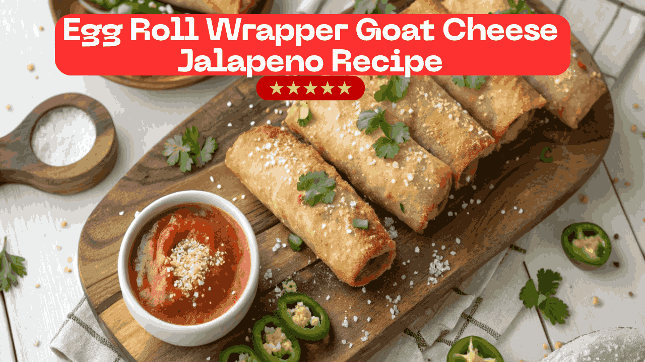 Egg Roll Wrapper Goat Cheese Jalapeno Recipe