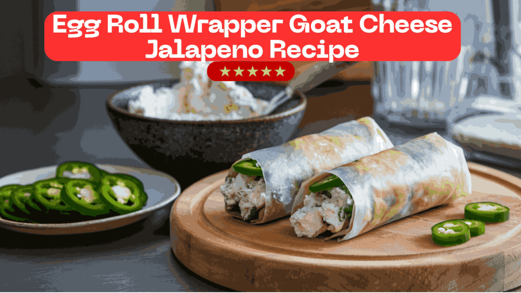 Egg Roll Wrapper Goat Cheese Jalapeno Recipe